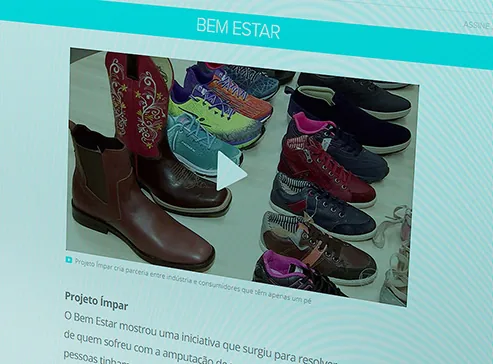Reportagem do programa Bem Estar, da TV Globo, sobre o Projeto Ímpar.